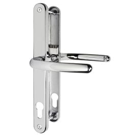 D276 Blenheim - 92PZ uPVC Door Handles - 24D276 Blenheim - 92PZ uPVC Door Handles - 240mm Centres, polished chrome