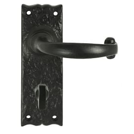 Z138 Bathroom Black Antique Door Handle 