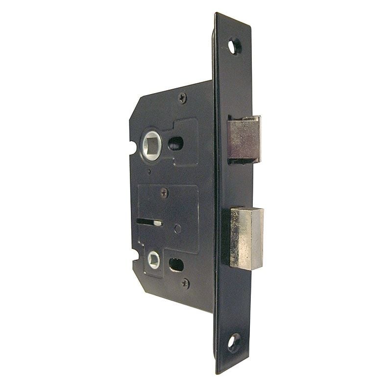 Black Bathroom Sashlock, 2.5 Inch - HandleStore.com
