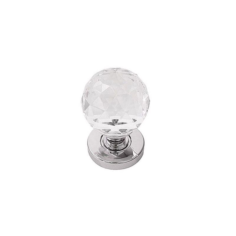 Crystal Cut Glass Door Knob from