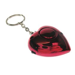 Heart Personal Alarm in red