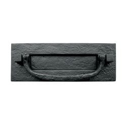 LB5 Antique Black Knocker Letterplate LB5 Antique Black Knocker Letterplate