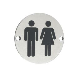 Unisex Toilet Door Sign Unisex Toilet Door Sign