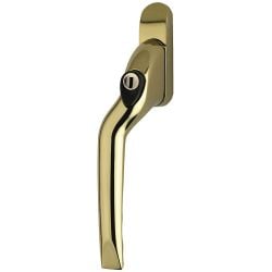 W61 Brass Left Handed uPVC Window Handle W61 Brass Left Handed uPVC Window Handle