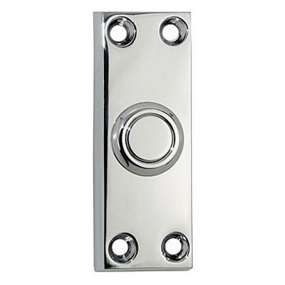 Carlisle Brass Bell Push Db02 - Chrome Polished