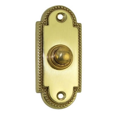 Carlisle Brass Bell Push Db04 - Brass Polished