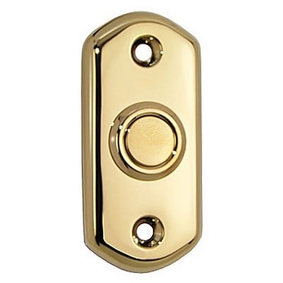 Carlisle Brass Bell Push Db05 - Brass Pvd