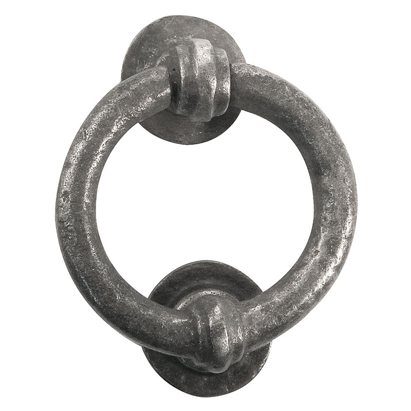 Frelan Dk3 Pewter Ring Door Knocker Furniture, 100Mm Size