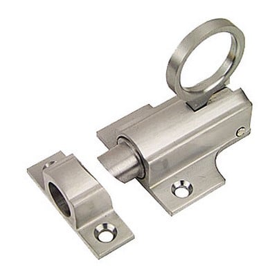 Carlisle Brass Window Locks - Fanlight Catch - Satin Chrome