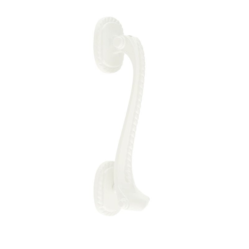 Mila White 6" Georgian Scroll Door Knocker In