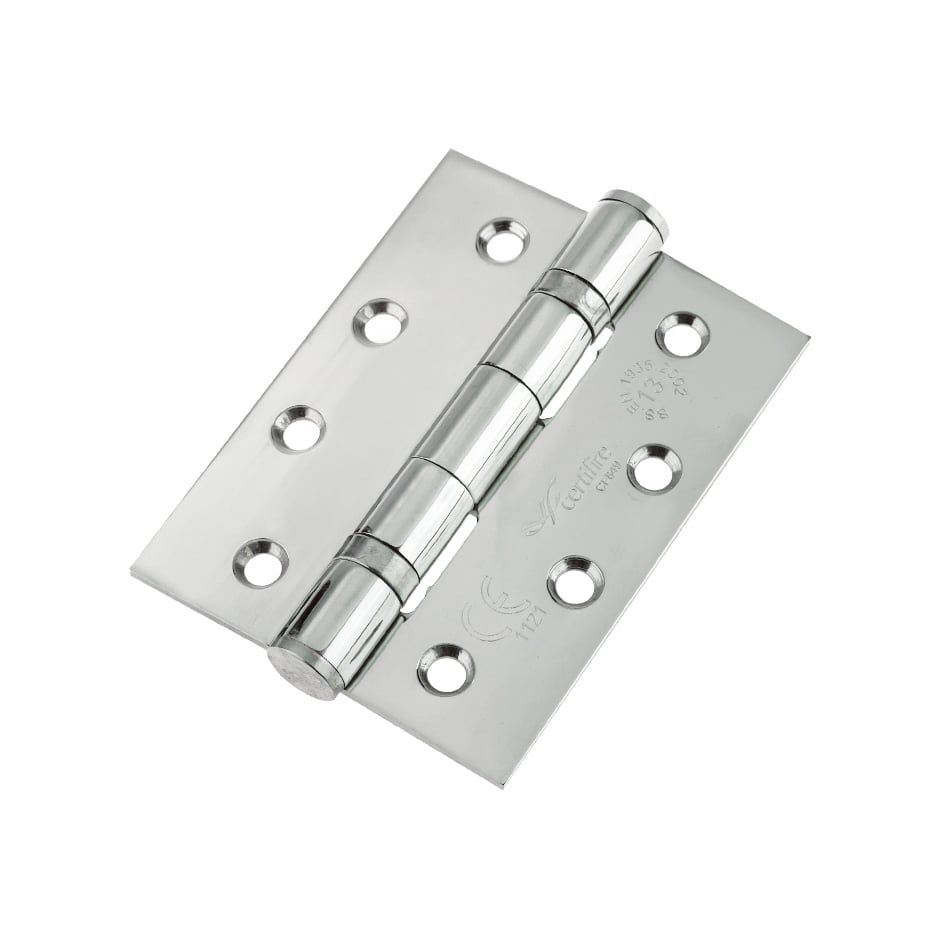 Zoo Grade 13 Fire Door Hinges-H13-Polished Stainless Steel