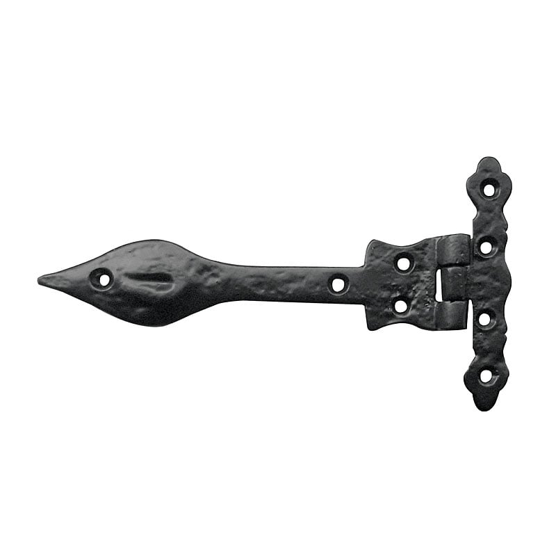 Frelan Black H16 Tudor Antique T Door Hinge, 225Mm