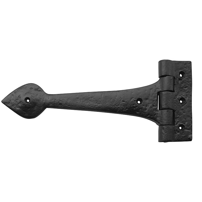 Frelan Black H17 Tudor Antique Gate Hinges, 305Mm