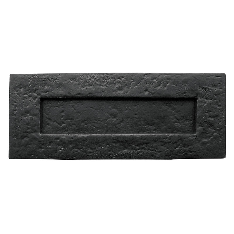 Frelan Black Lb4 Tudor Antique Sprung Letterplate, 270Mm X 115Mm