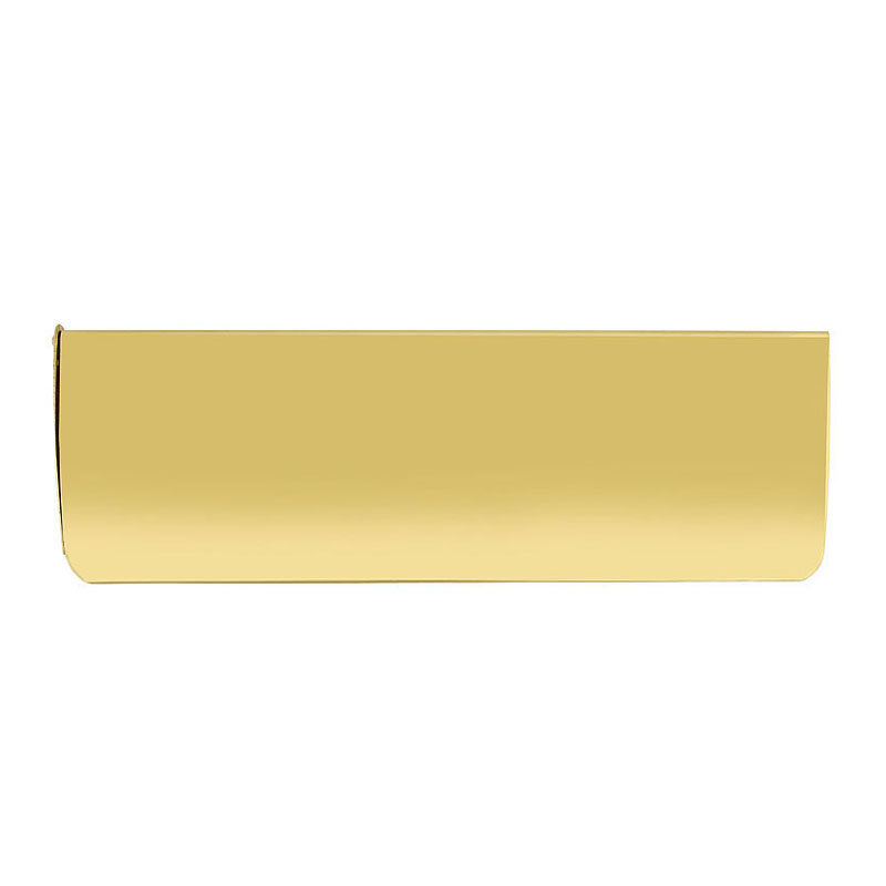 Frelan Internal Front Door Letter Tidy Flap, Polished Brass, 356Mm X 125Mm
