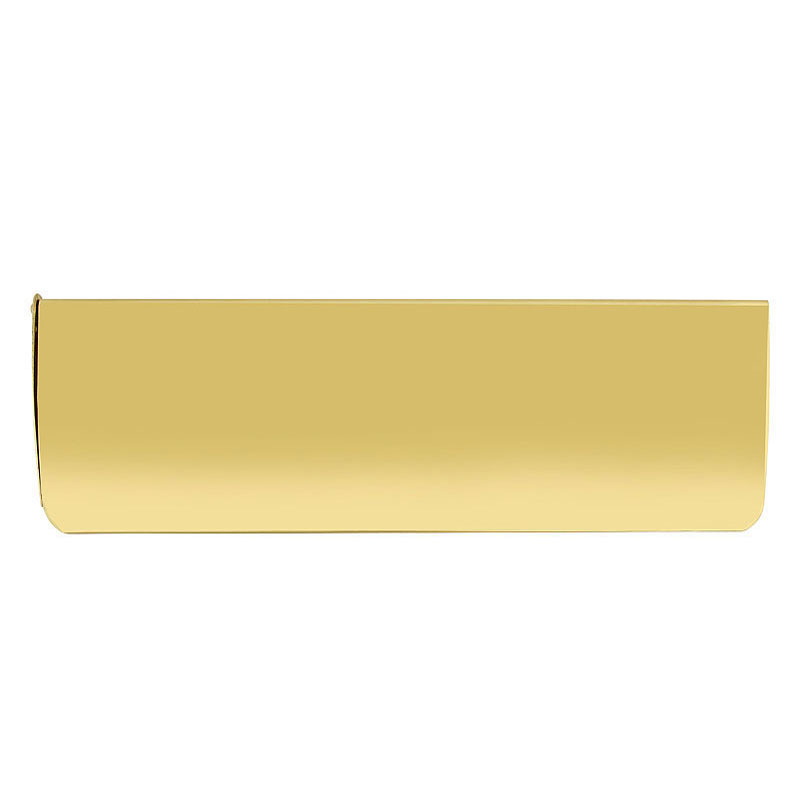 Frelan Internal Front Door Letter Tidy Flap, Polished Brass, 405Mm X 125Mm
