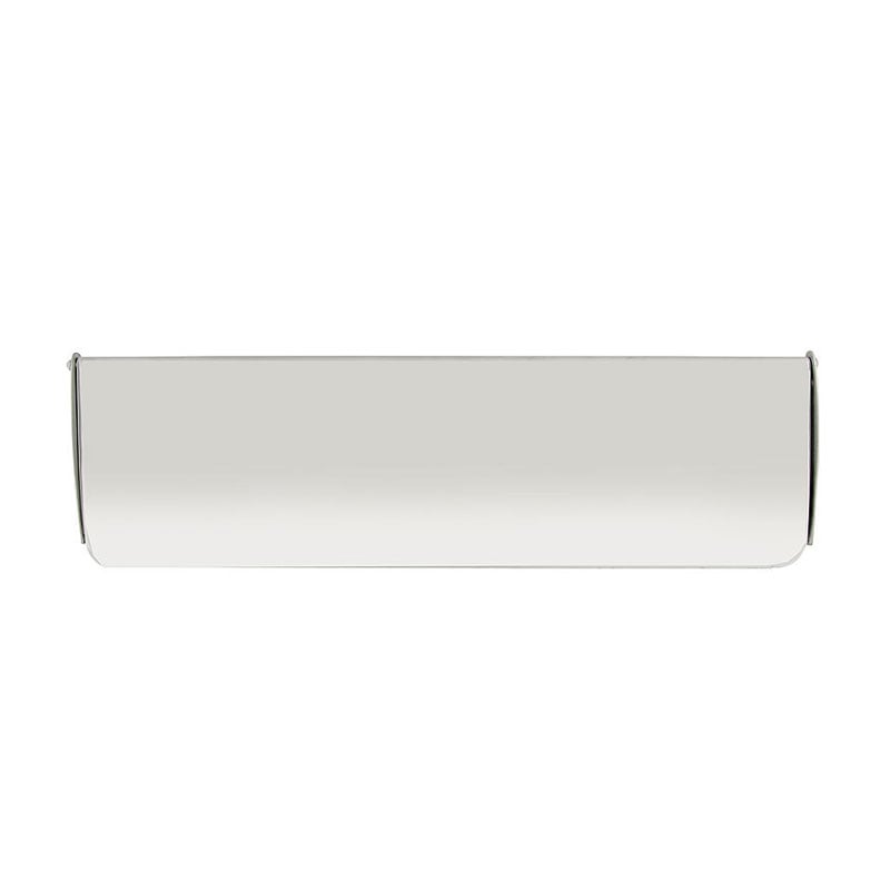 Frelan Internal Front Door Letter Tidy Flap, Satin Chrome, 280Mm X 90Mm