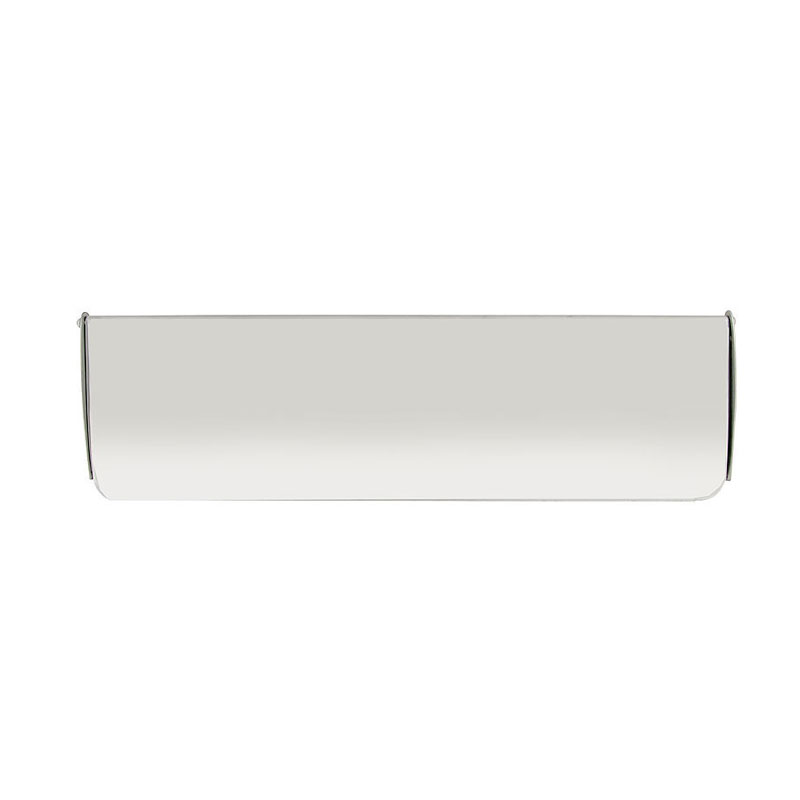 Frelan Internal Front Door Letter Tidy Flap, Satin Chrome, 298Mm X 89Mm