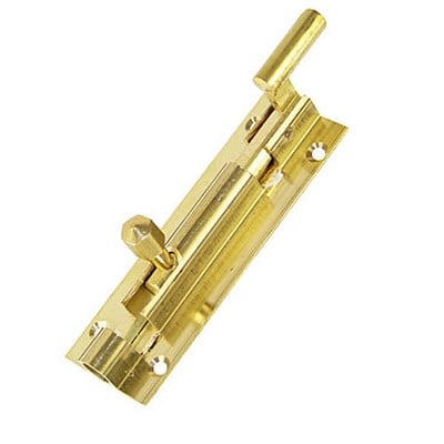 Frelan Necked Barrel Bolt - 50Mm X 25Mm - Brass Polished