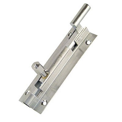 Frelan Necked Barrel Bolt - 50Mm X 25Mm - Chrome Satin