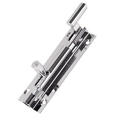 Frelan Necked Barrel Bolt - 75Mm X 25Mm - Chrome Polished