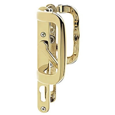 Brass Polished P21 92PZ Patio Door Locking Handle