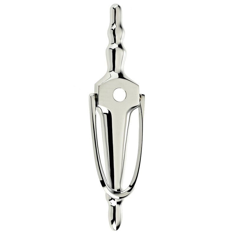 Mila Chrome Slim Victorian Urn Spy Door Knocker With 60-85 Door Viewer.