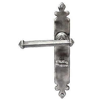 Carlisle Brass Pd03 Pewter Bathroom Thumbturn Door Handle, Sprung, Heavy