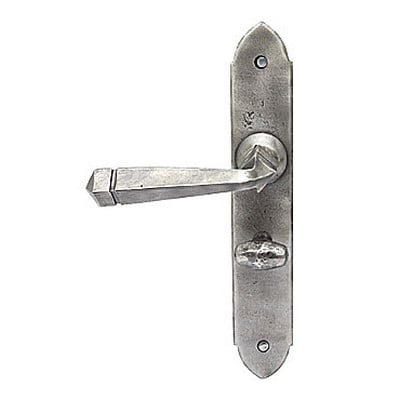 Carlisle Brass Pd06 Pewter Gothic Bathroom Door Handles, Sprung, Heavy
