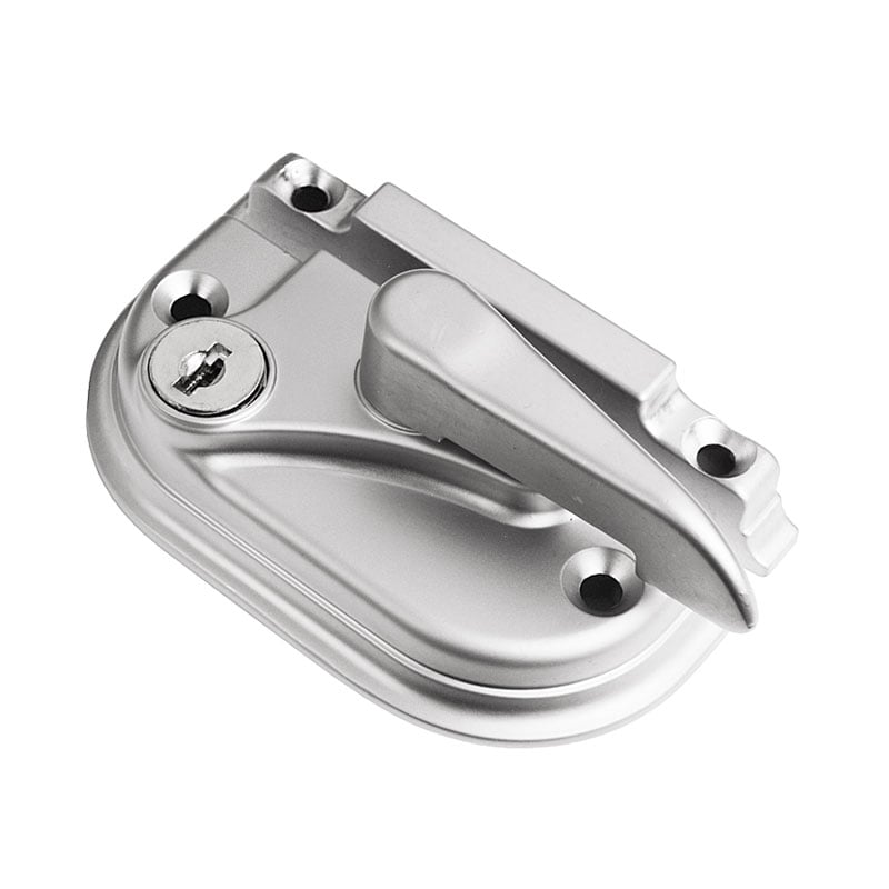 Era Sw18 Locking Sash Window Cam Lock With Narrow Keep - Satin Chrome