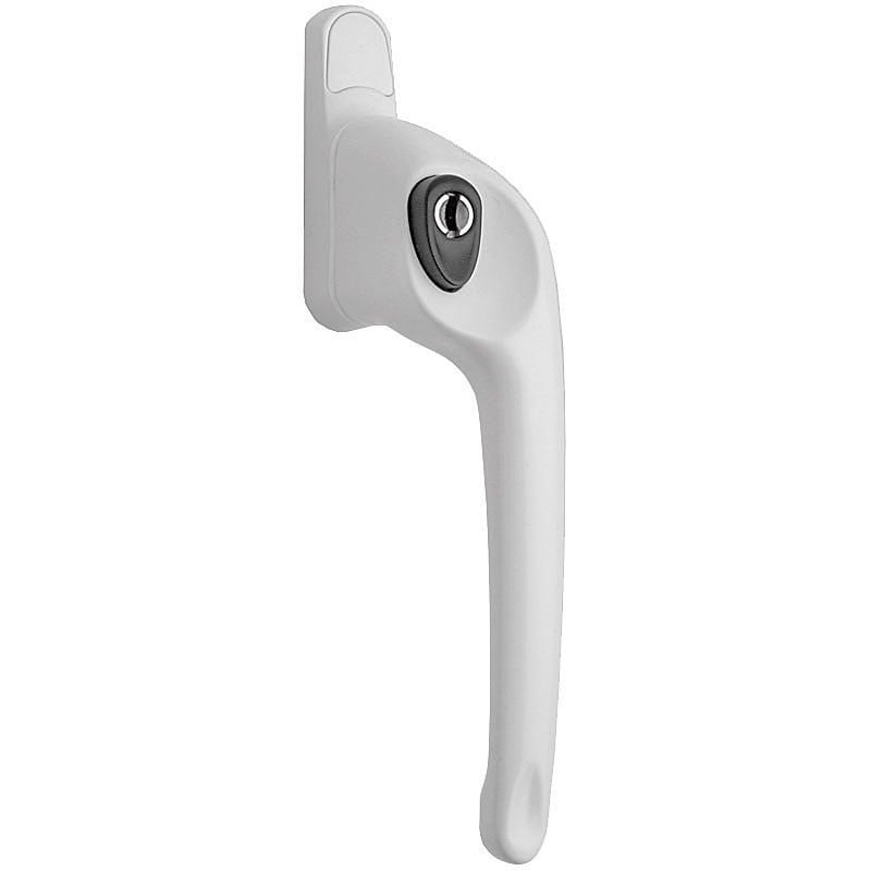Era White W06 Maxim Espag Cranked Window Locks, Right, 25Mm