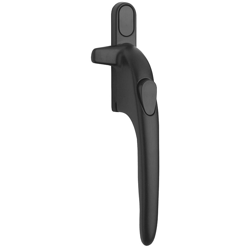 W18 Non Locking Cockspur uPVC Window Latches, Right Hand, Black, 21mm