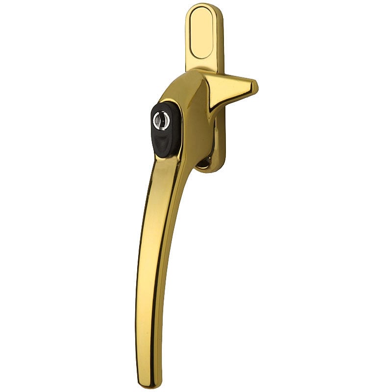 Era W33 Charisma Double Glazing Cockspur Handles, Left, Brass, 12Mm