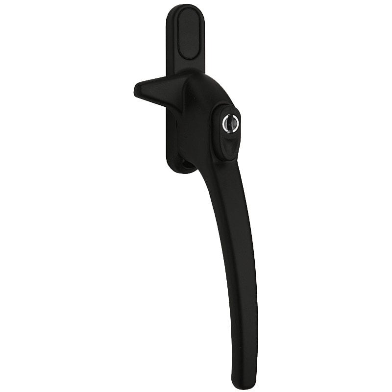 Era Black W33 Charisma Upvc Cockspur Window Handles, Right, 21Mm