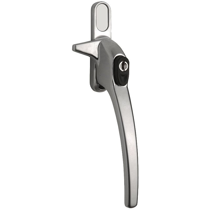 Era Silver W33 Charisma Upvc Cockspur Window Handles, Right, 21Mm