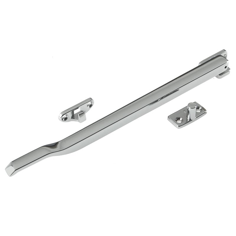 Frelan W56 Non Locking Casement Stays, 10 Inch Replacement Window Arm, Chrome