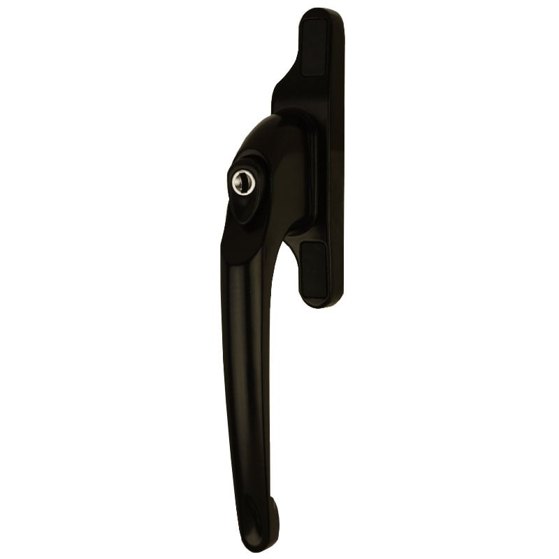 Era Black W62 Cadenza Angled Spade Old Window Handles, Left, 48,