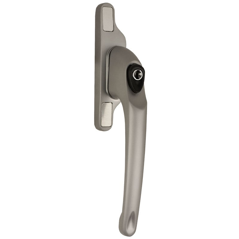 Era Silver W62 Cadenza Angled Blade Window Handles, Cranked, 48,