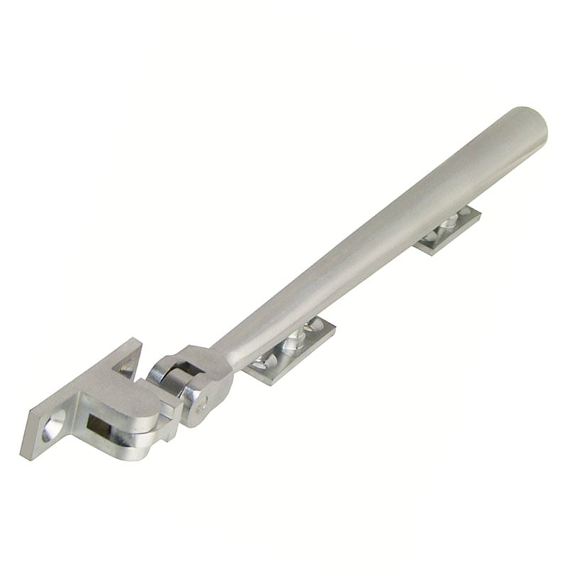 Frelan W73 Julietta Casement Window Stay, Satin Nickel, 10 Inch Window Arm
