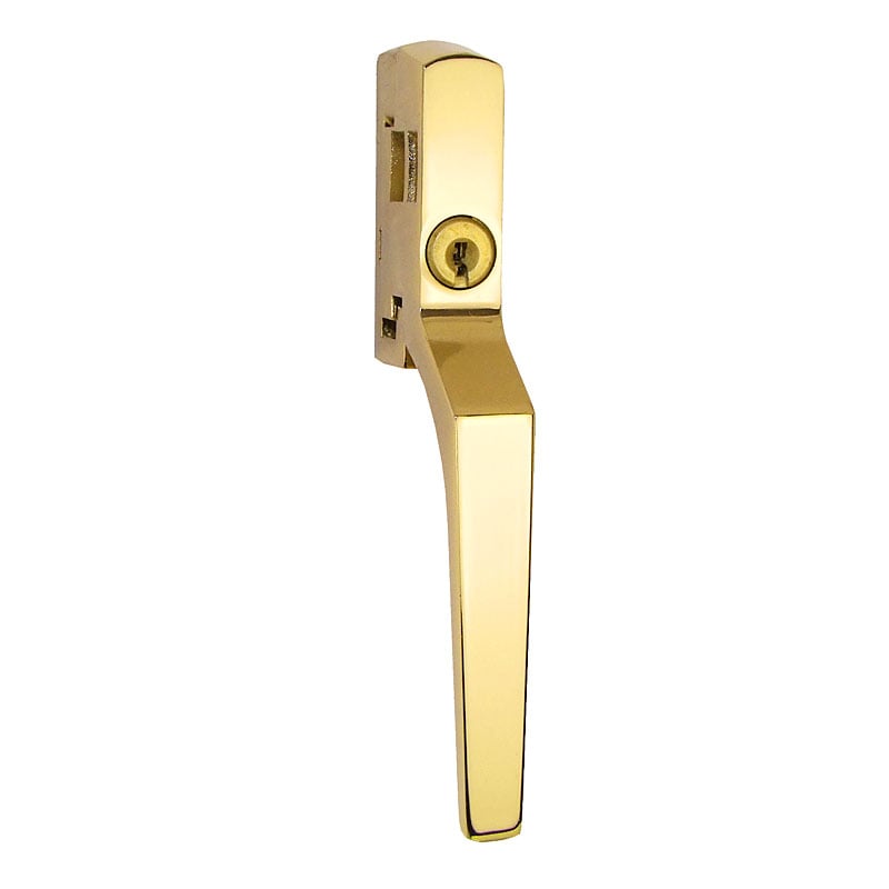Era W82 Lockable Casement Window Fastener, Brass, 808-32