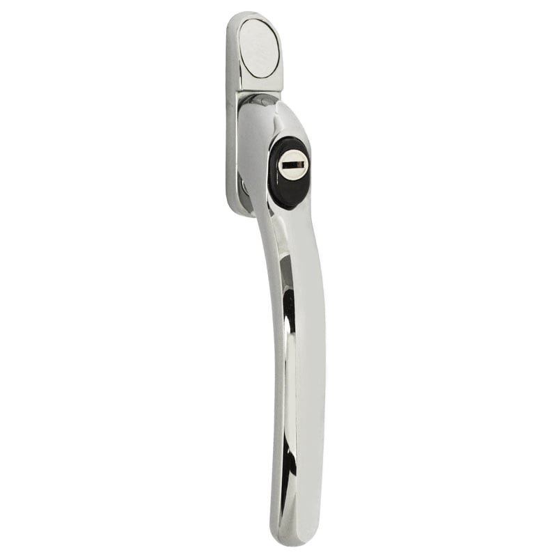 Fab & Fix W85 Locking Upvc Window Handles, Chrome, 25Mm, Fab N Fix Connoisseur