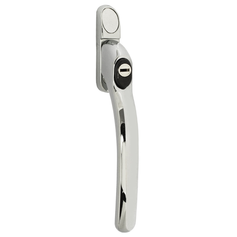 Fab & Fix W85 Locking Upvc Window Handles, Chrome, 40Mm, Fab N Fix Connoisseur