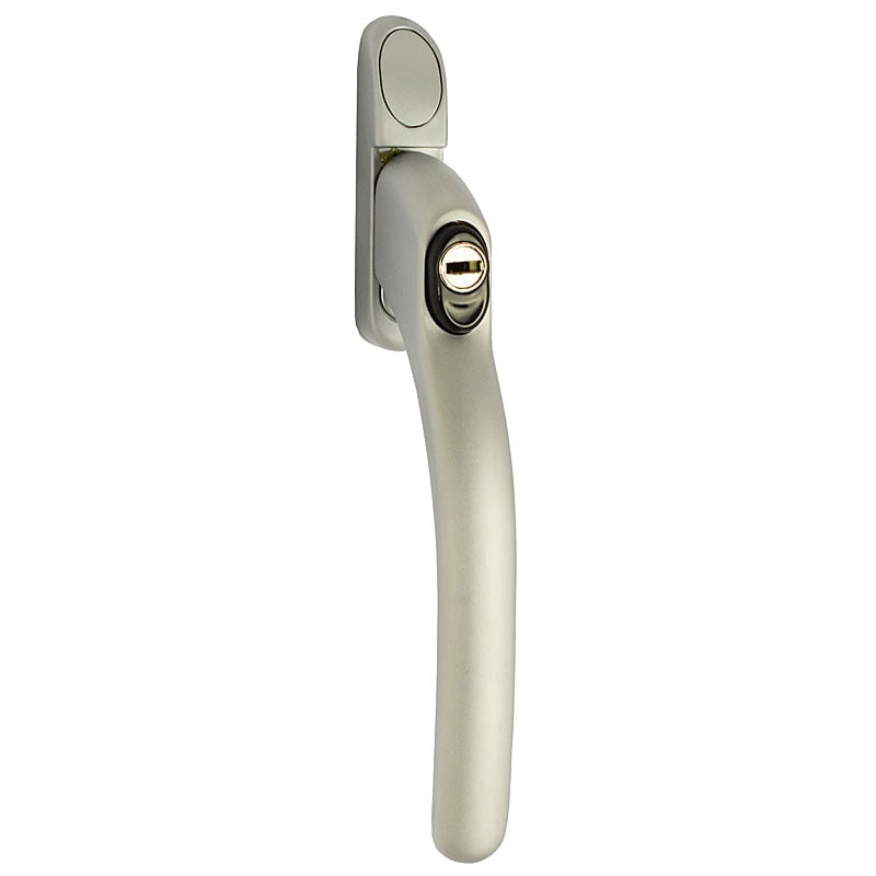 Fab & Fix Silver W85 Locking Upvc Window Handles, 40Mm, Fab N Fix Connoisseur