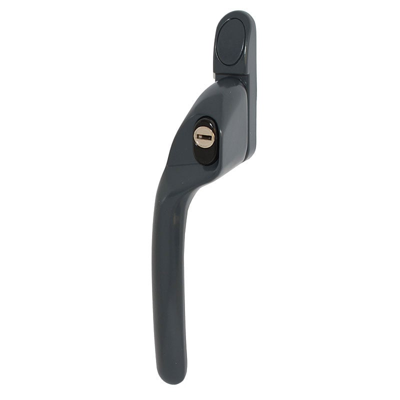 Fab & Fix Anthracite/Grey W86 Offset Upvc Window Handles, Left, 40Mm, Fab 'N' Fix