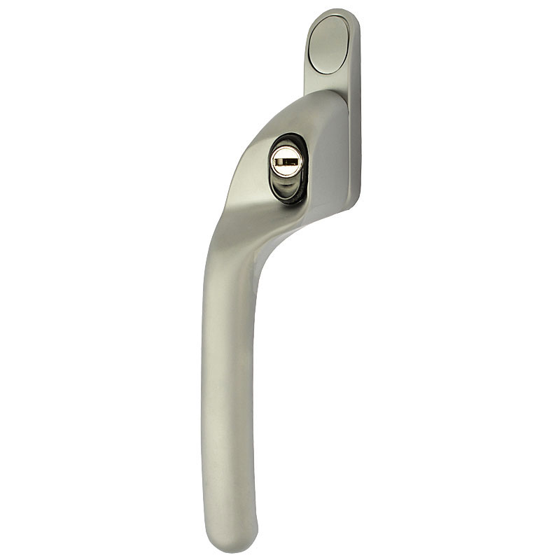 Fab & Fix Silver W86 Offset Upvc Window Handles, Left, 10Mm, Fab 'N' Fix