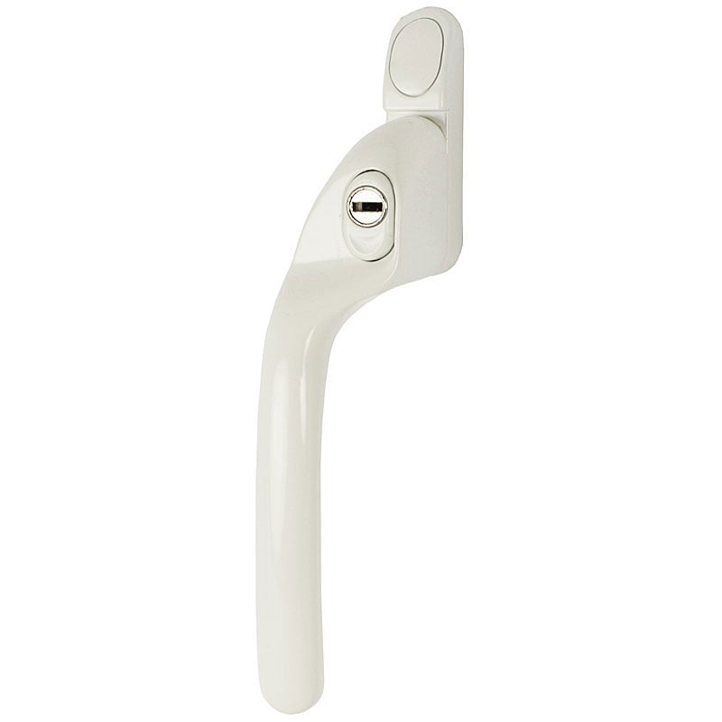 Fab & Fix White W86 Offset Upvc Window Handles, Left, 30Mm, Fab 'N' Fix