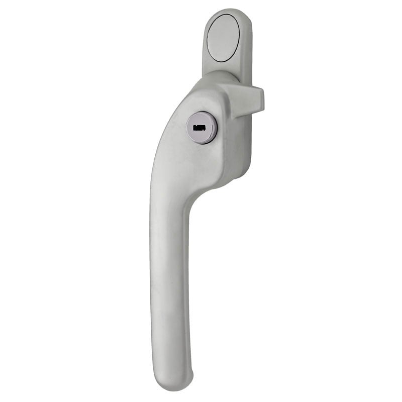 Fab & Fix Silver W87 Timber Casement Cockspur Window Handles, Left, Era Guru