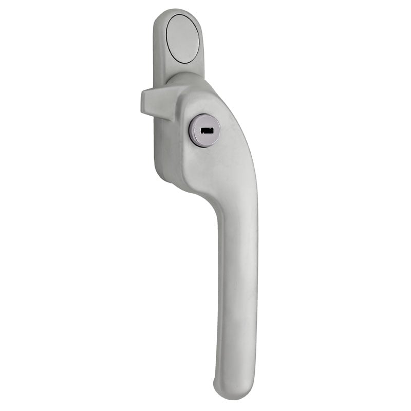 Fab & Fix Silver W87 Timber Casement Cockspur Window Handle, Right, Era Guru