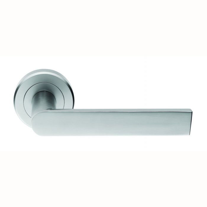 Carlisle Brass Xd06 Edge Lever Rose Door Handle, Satin Chrome