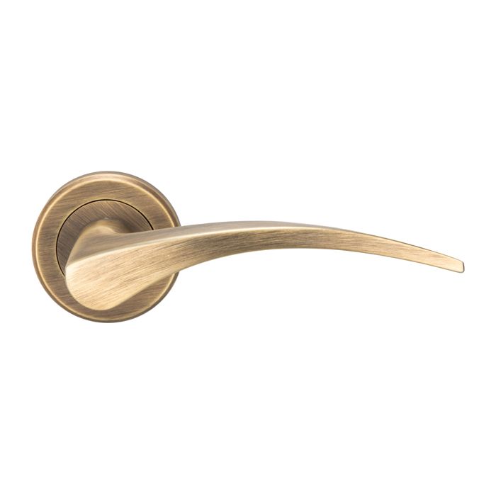 Carlisle Brass Xd07 Olivier Lever Rose Door Handle, Antique Brass